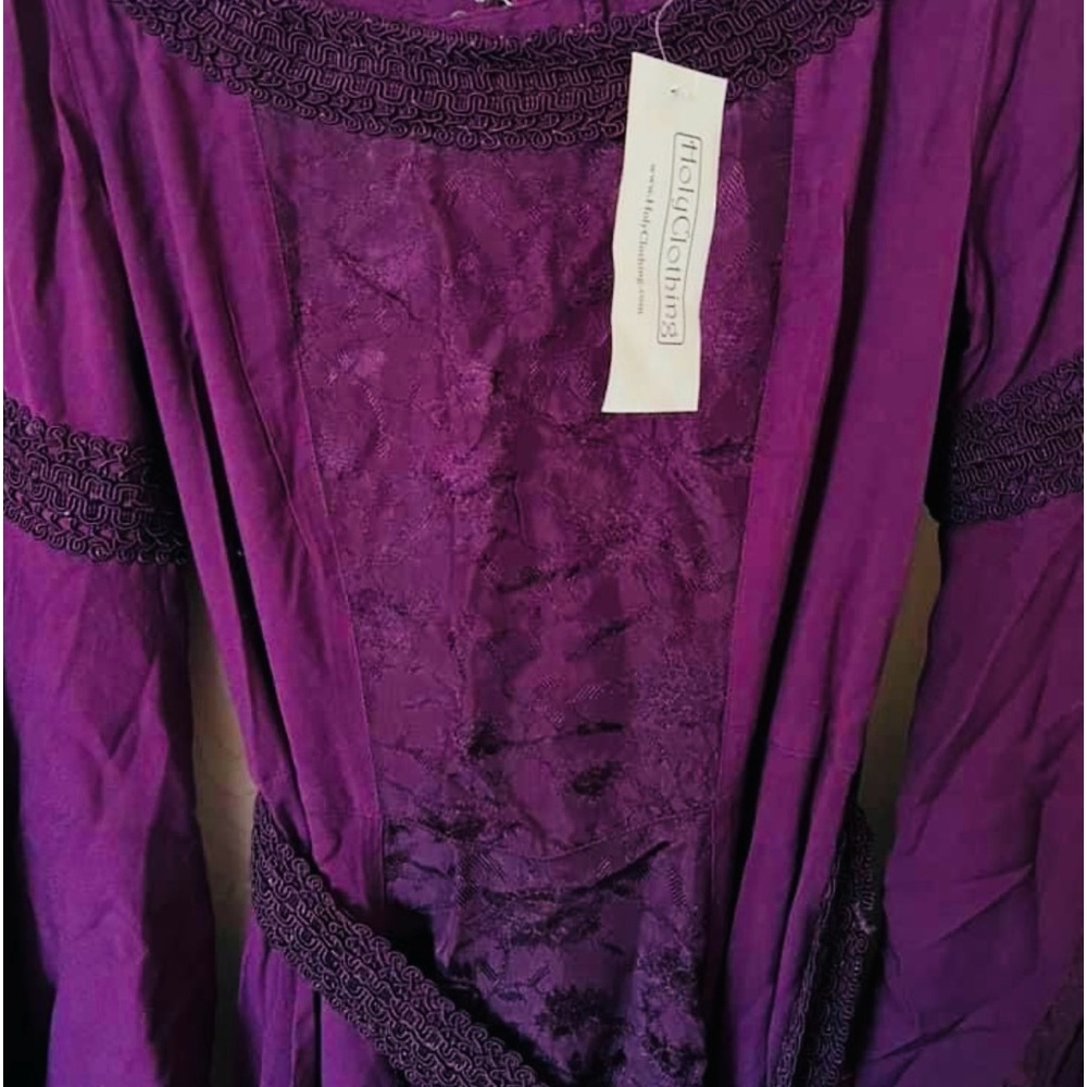 COPY - Beautiful, deadly nightshade clothing dress Eowyn, special color, very s… - Picture 2 of 3